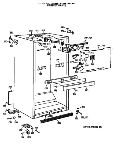 Cabinet parts