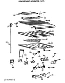 Compartment separator parts