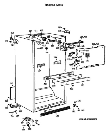 Cabinet parts