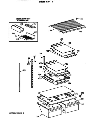 Shelf parts