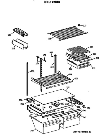 Shelf parts