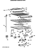 Compartment separator parts