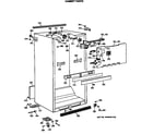 GE TBE21JATMRWH cabinet parts diagram