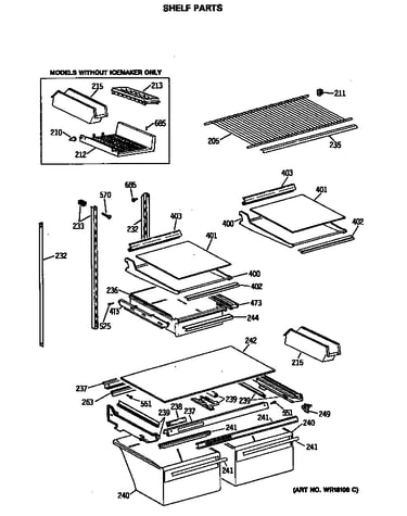 Shelf parts