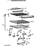 Compartment separator parts