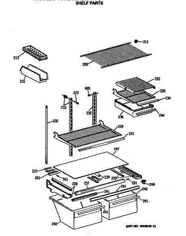 Shelf parts