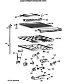Compartment separator parts