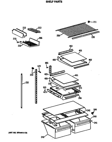 Shelf parts