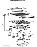 Compartment separator parts