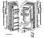 GE TFX22ZASMWH doors diagram