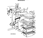 GE TFX22ZASMAD fresh foor section diagram