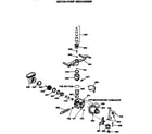 GE GSD1430T60WW motor-pump mechanism diagram