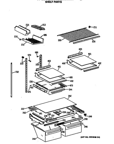 Shelf parts