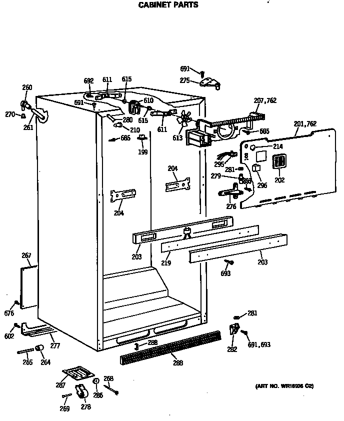 CABINET PARTS