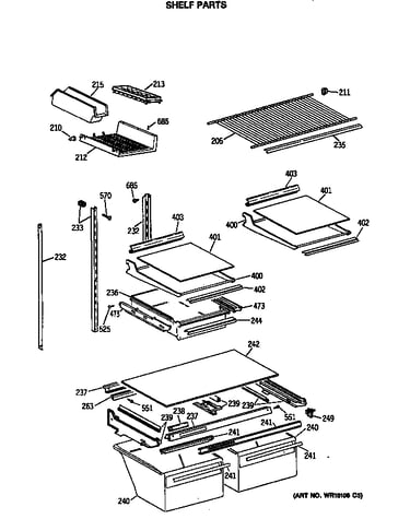 Shelf parts