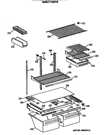 Shelf parts