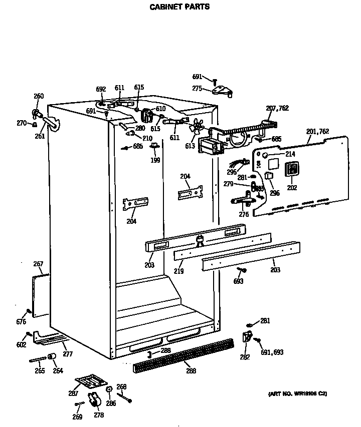 Cabinet parts