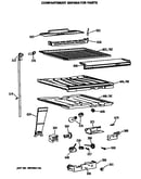 Compartment separator parts