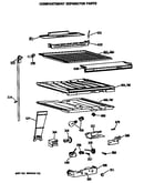 Compartment separator parts
