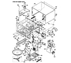 GE JE1250GN01 oven and cabinet parts diagram