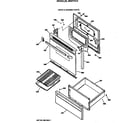GE JBS27GV3 door & drawer parts diagram