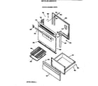 GE JBS03GV2 door & drawer parts diagram