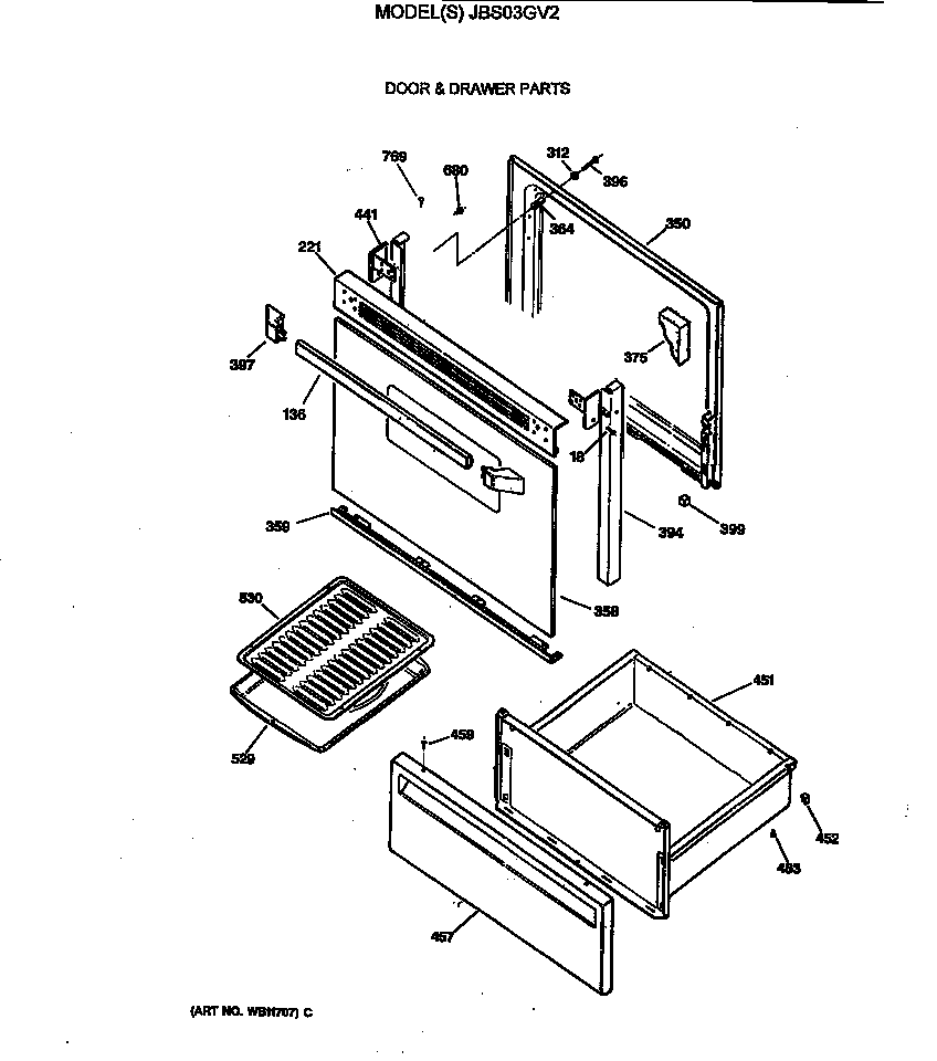 Door & drawer parts