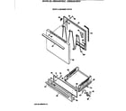 GE JGBS04EV3WH door & drawer parts diagram