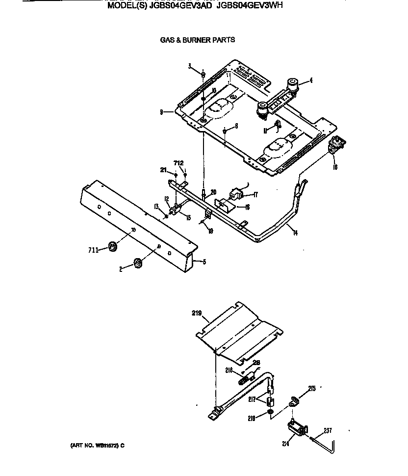 Gas & burner parts