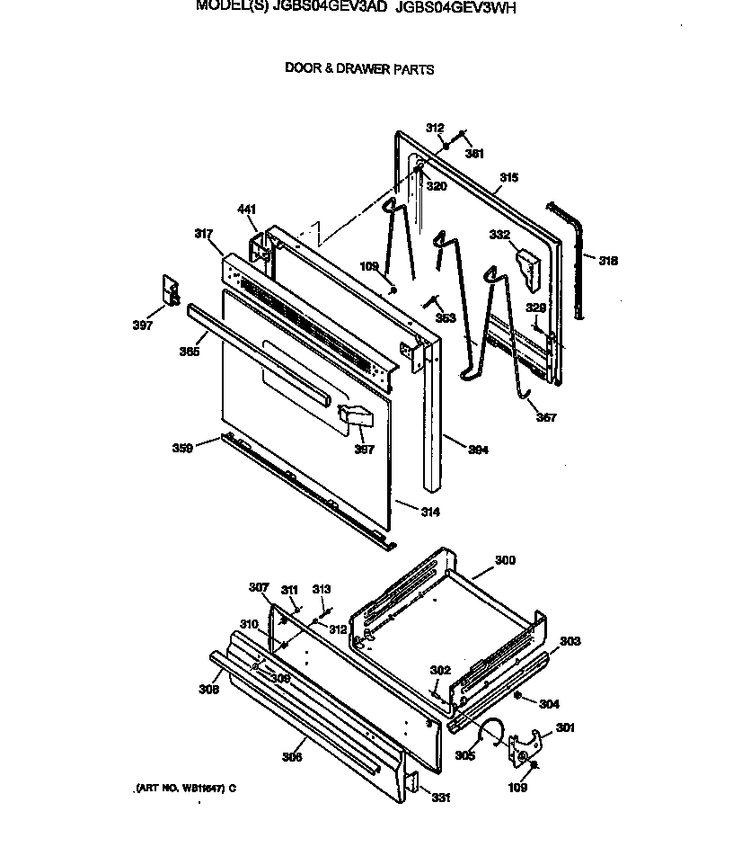Door & drawer parts