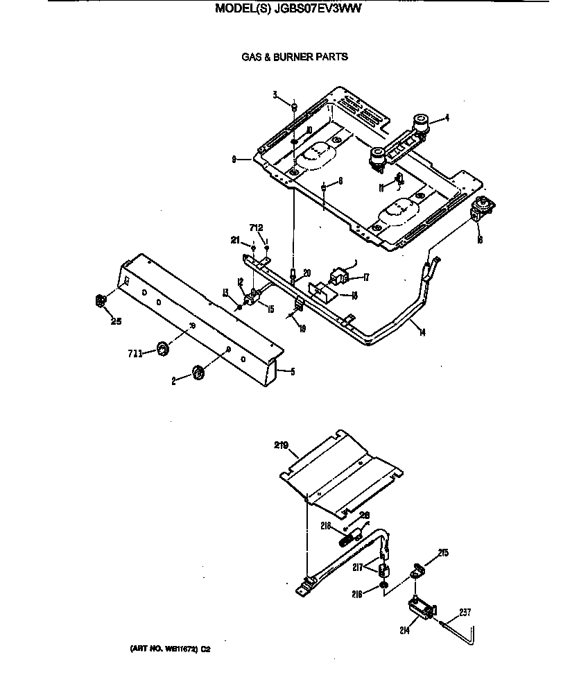Gas & burner parts