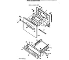 GE JGBS07EV3WW door & drawer parts diagram