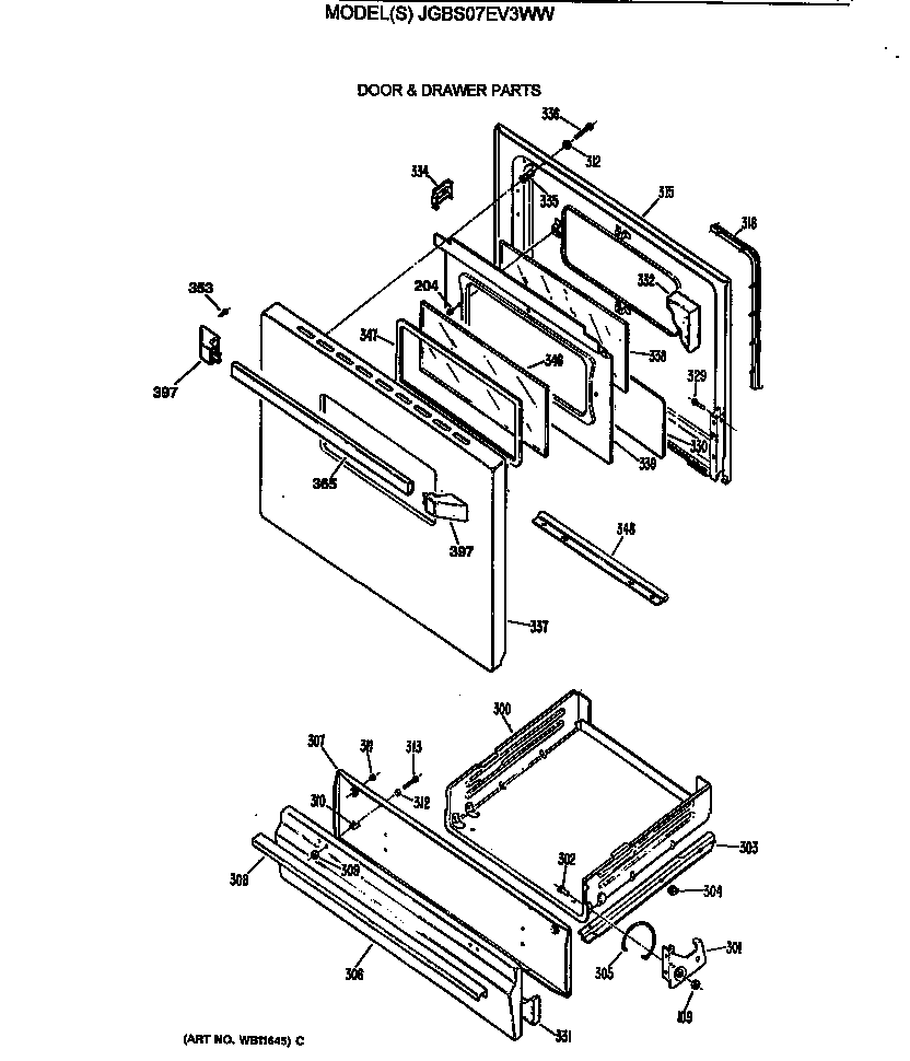 Door & drawer parts