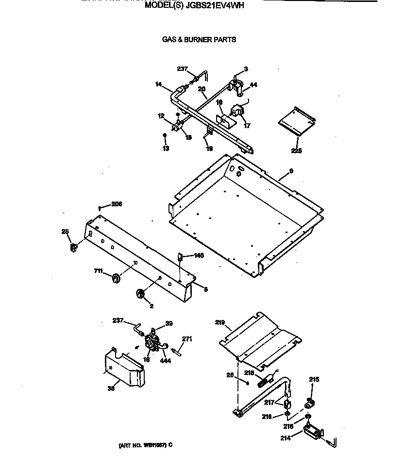 Gas & burner parts