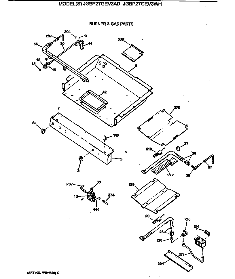 Burner & gas parts