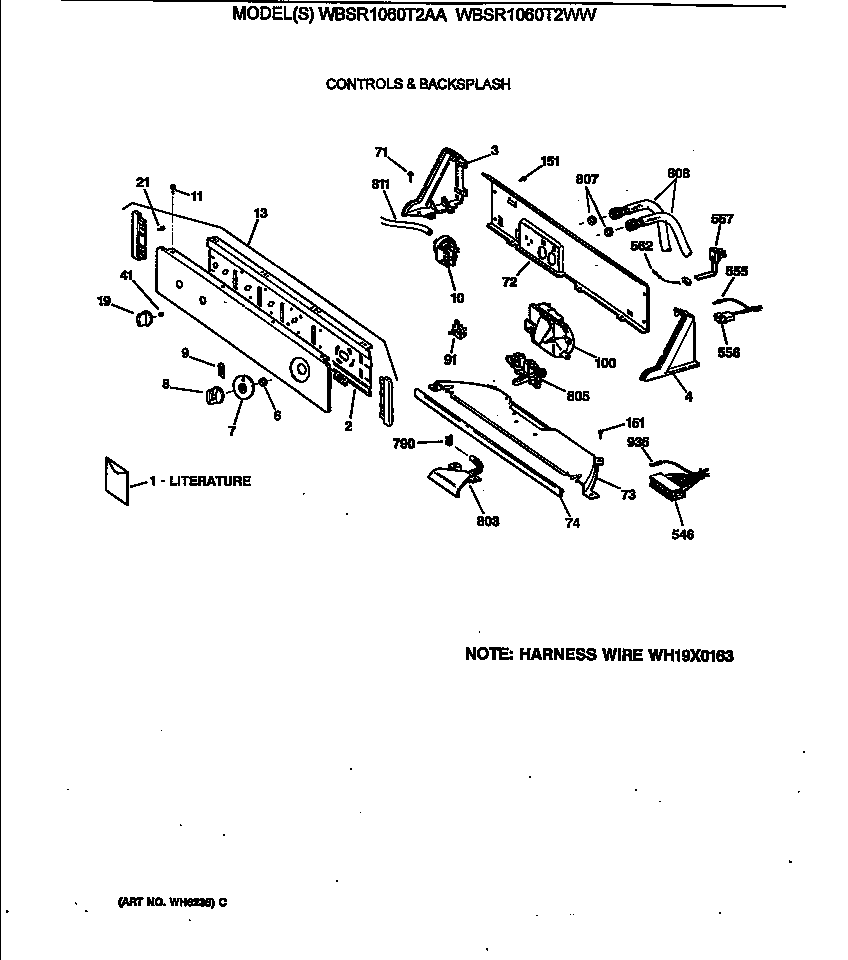Controls & backsplash