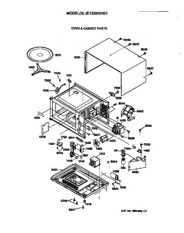 Oven & cabinet parts