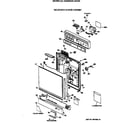 GE GSM603X-68AW escutcheon & door assembly diagram