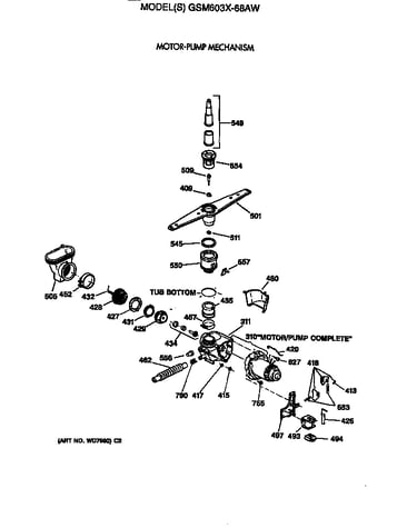 Motor-pump mechanism