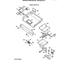 GE JGBP27SEV1WH burner & gas parts diagram