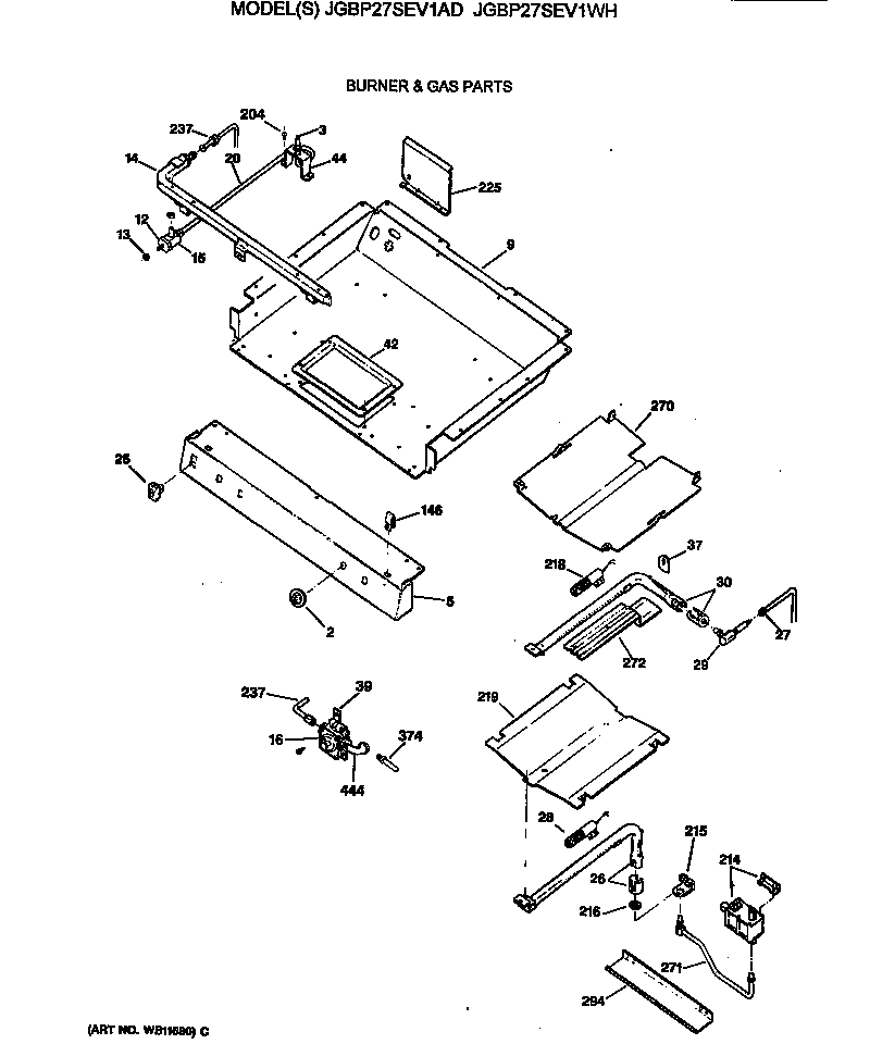 Burner & gas parts