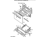 GE JGBS21SEV1WH door & drawer parts diagram