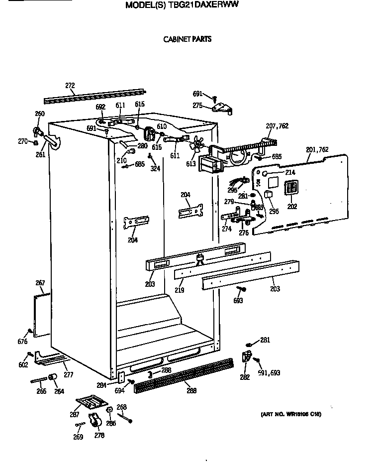 Cabinet parts