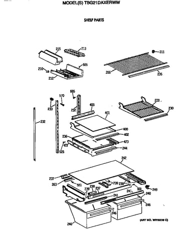Shelf parts