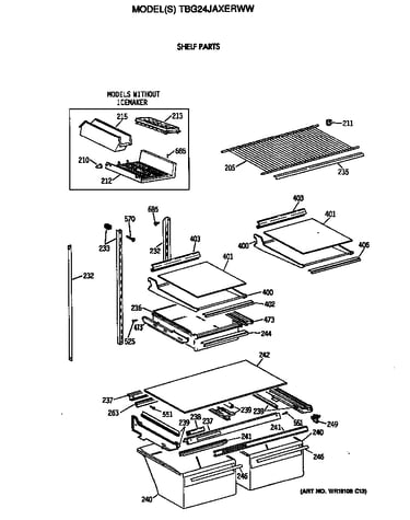 Shelf parts