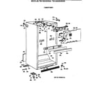 GE TBH18DAXHRWW cabinet parts diagram