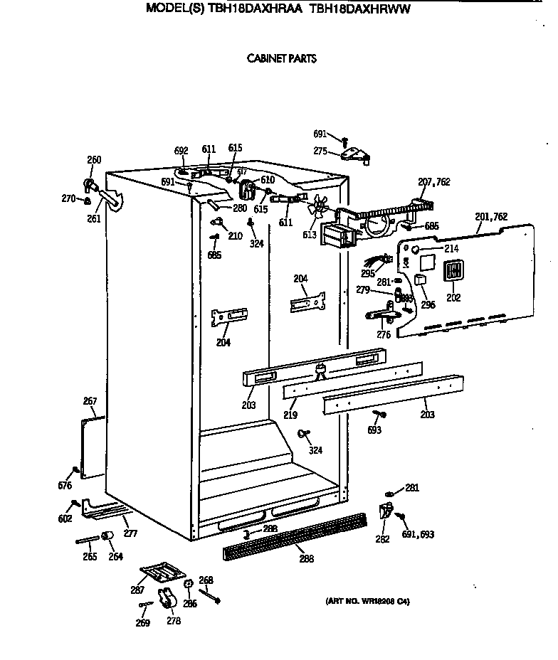 Cabinet parts
