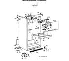 GE TBH18JAXHRAA cabinet parts diagram