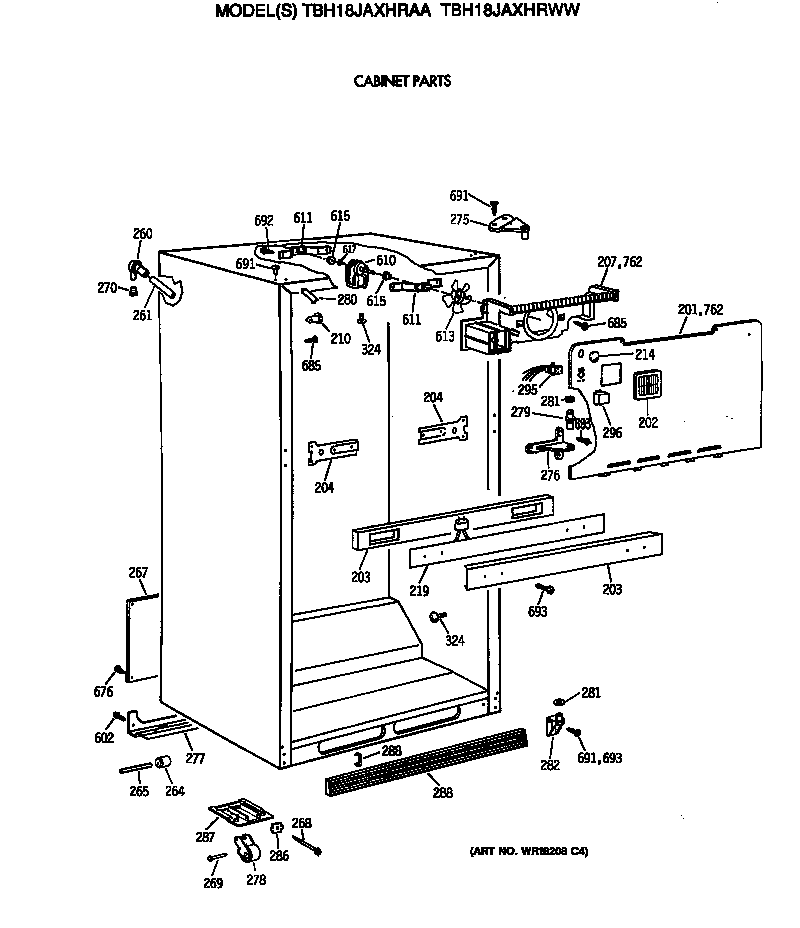 Cabinet parts