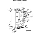 GE TBT18SAXFRAA cabinet parts diagram